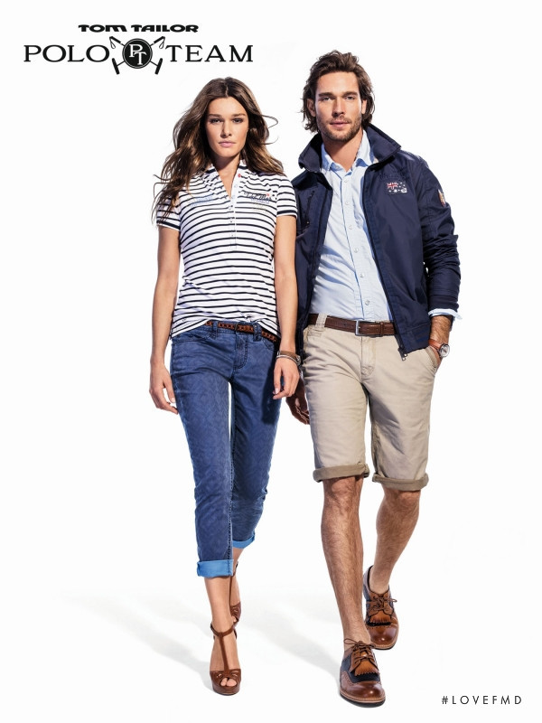 Eveline Besters featured in  the Tom Tailor Polo Team advertisement for Spring/Summer 2014