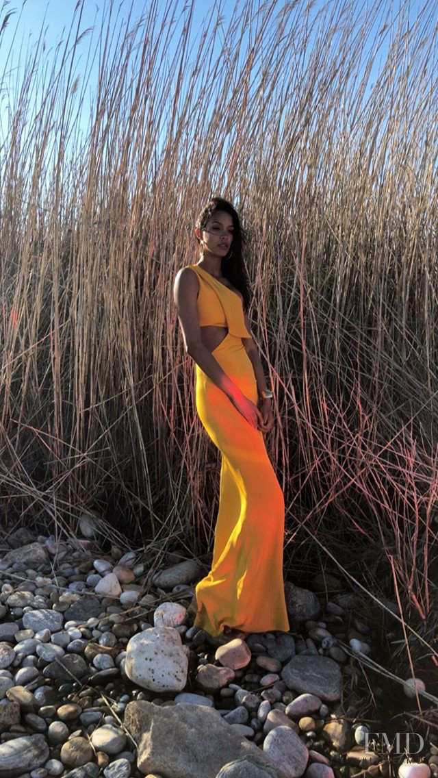 Lais Ribeiro featured in  the Cushnie Et Ochs advertisement for Pre-Fall 2018