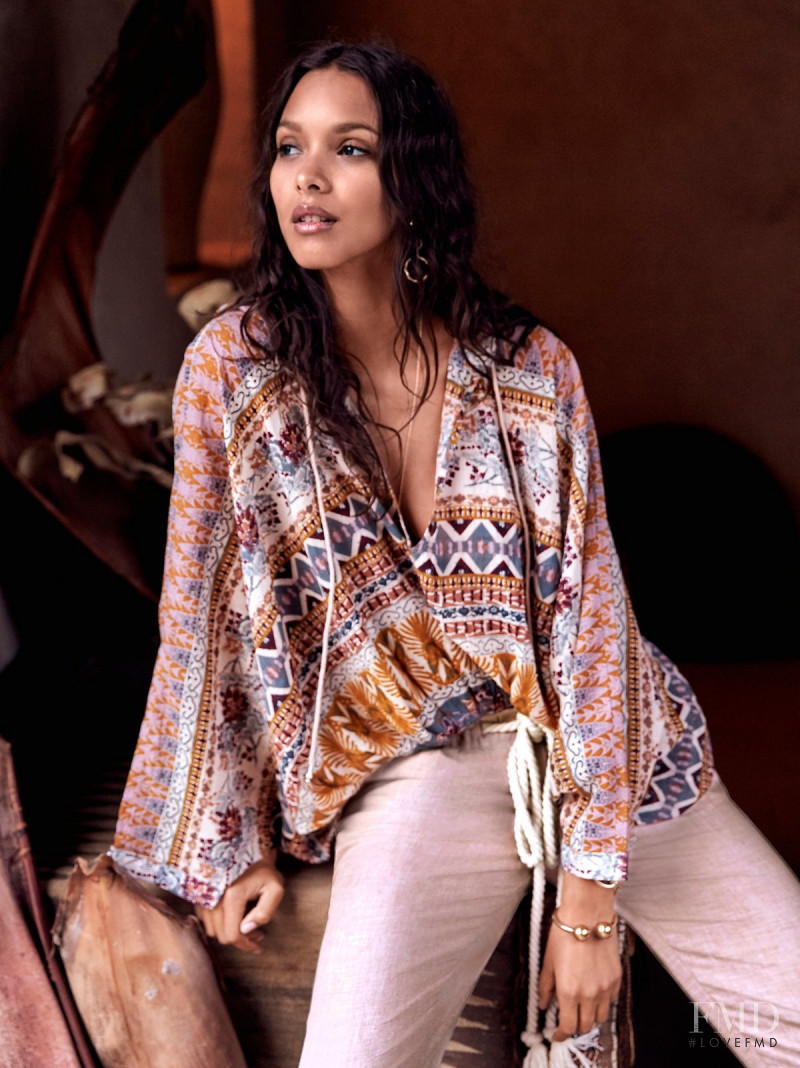 Lais Ribeiro featured in  the Free People lookbook for Spring/Summer 2017