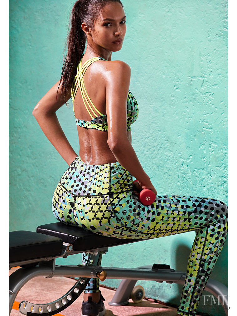 Lais Ribeiro featured in  the Victoria\'s Secret VSX catalogue for Spring/Summer 2017