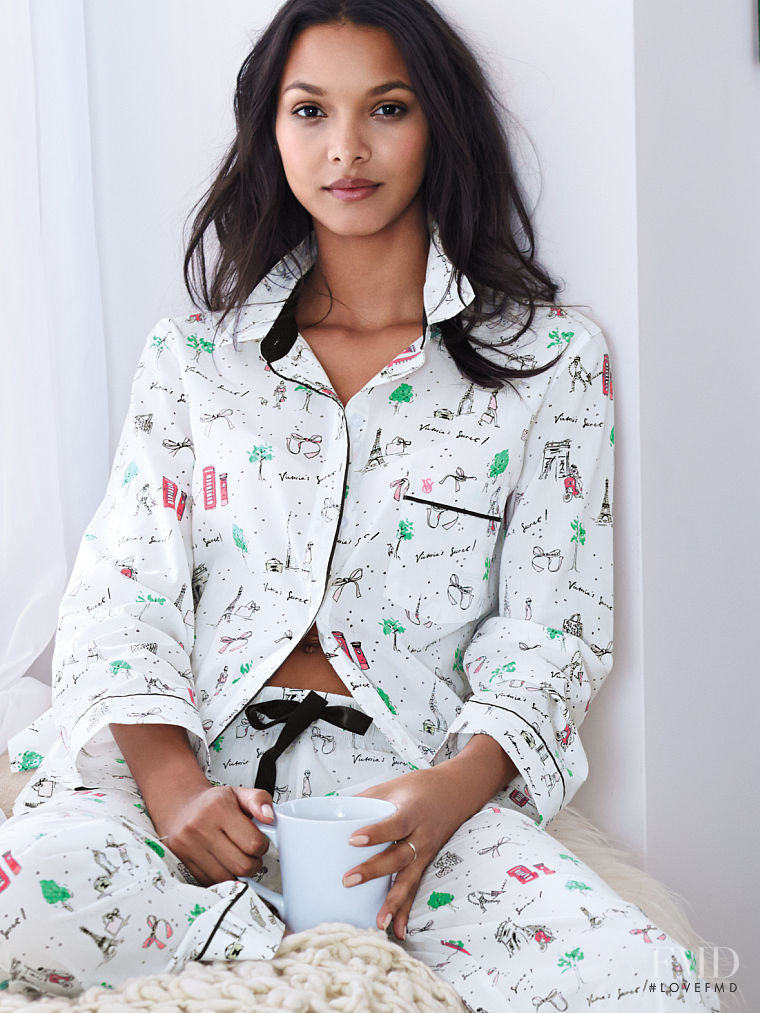 Lais Ribeiro featured in  the Victoria\'s Secret catalogue for Autumn/Winter 2015