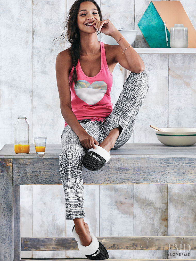 Lais Ribeiro featured in  the Victoria\'s Secret catalogue for Autumn/Winter 2015