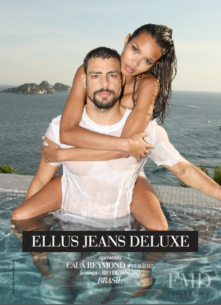 Lais Ribeiro featured in  the Ellus advertisement for Summer 2015