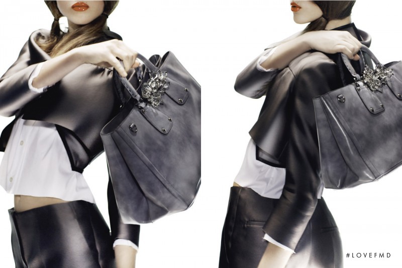 Rasa Zukauskaite featured in  the Prada advertisement for Spring/Summer 2010