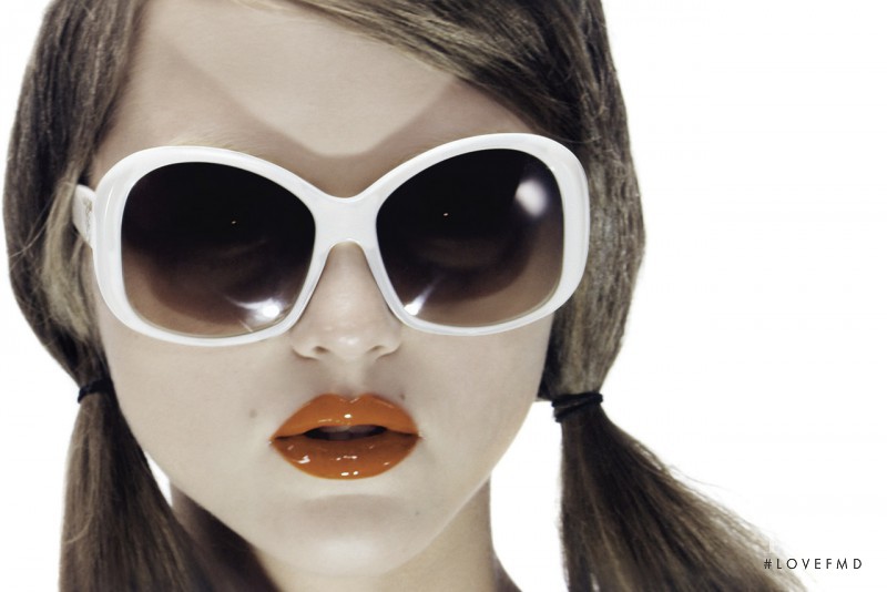 Rasa Zukauskaite featured in  the Prada advertisement for Spring/Summer 2010