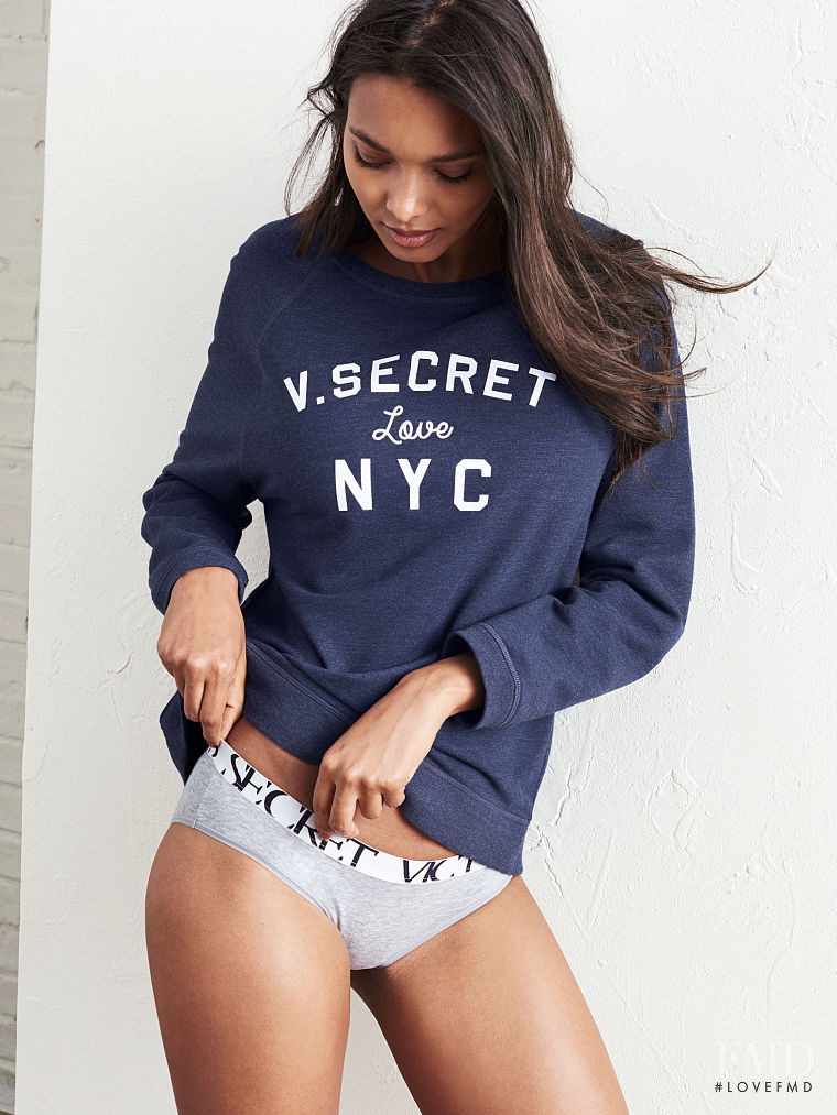 Lais Ribeiro featured in  the Victoria\'s Secret catalogue for Pre-Fall 2016