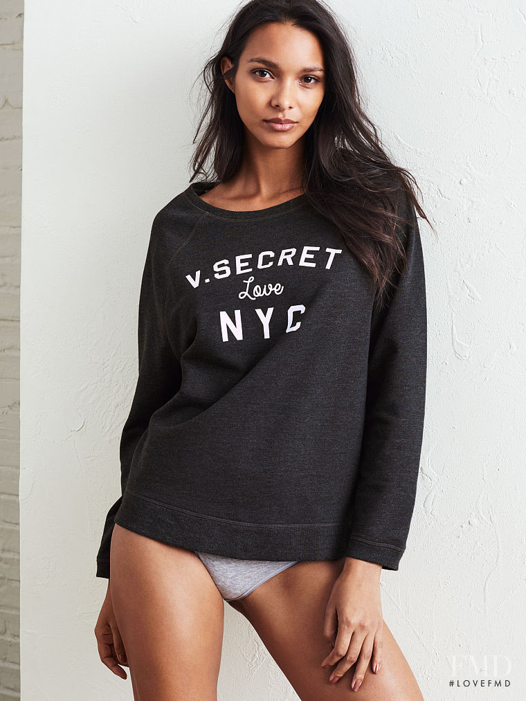 Lais Ribeiro featured in  the Victoria\'s Secret catalogue for Pre-Fall 2016