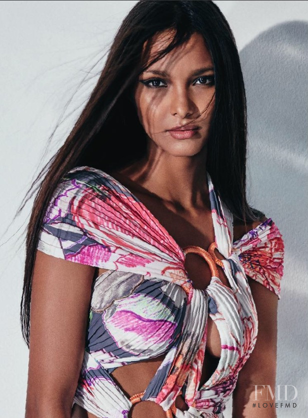 Lais Ribeiro featured in  the Cholet lookbook for Summer 2017
