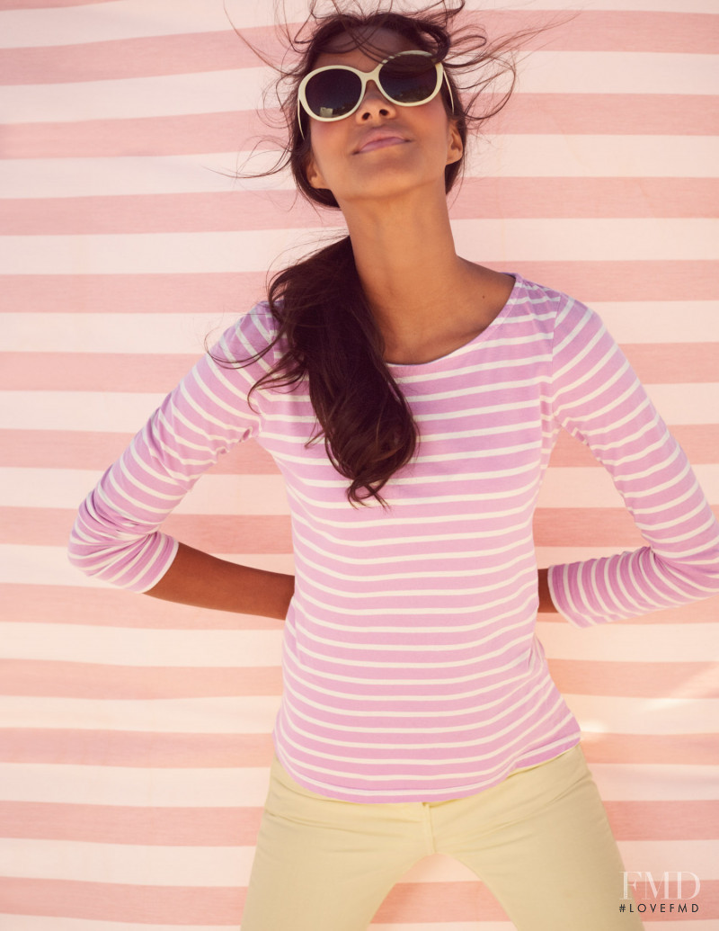 Lais Ribeiro featured in  the Boden lookbook for Spring/Summer 2014