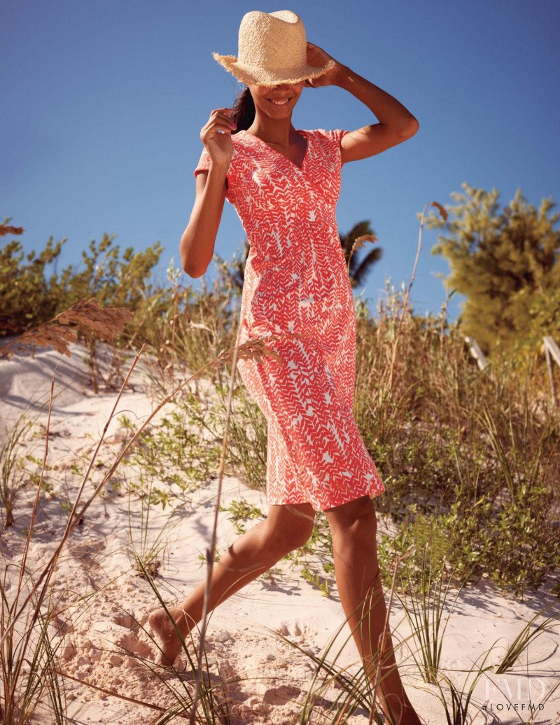 Lais Ribeiro featured in  the Boden lookbook for Spring/Summer 2014