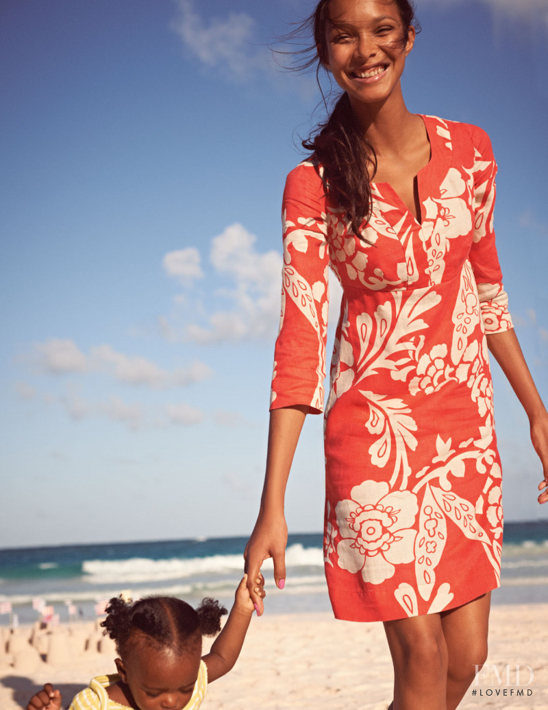 Lais Ribeiro featured in  the Boden lookbook for Spring/Summer 2014