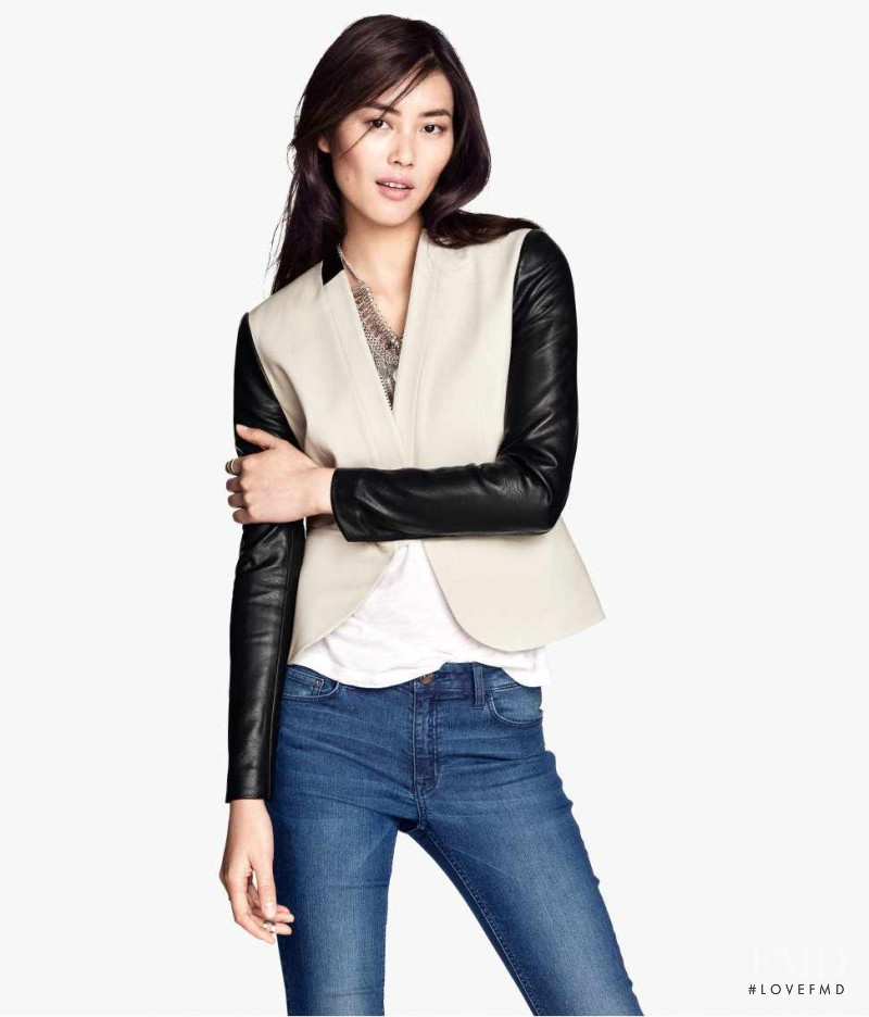 Liu Wen featured in  the H&M catalogue for Summer 2014