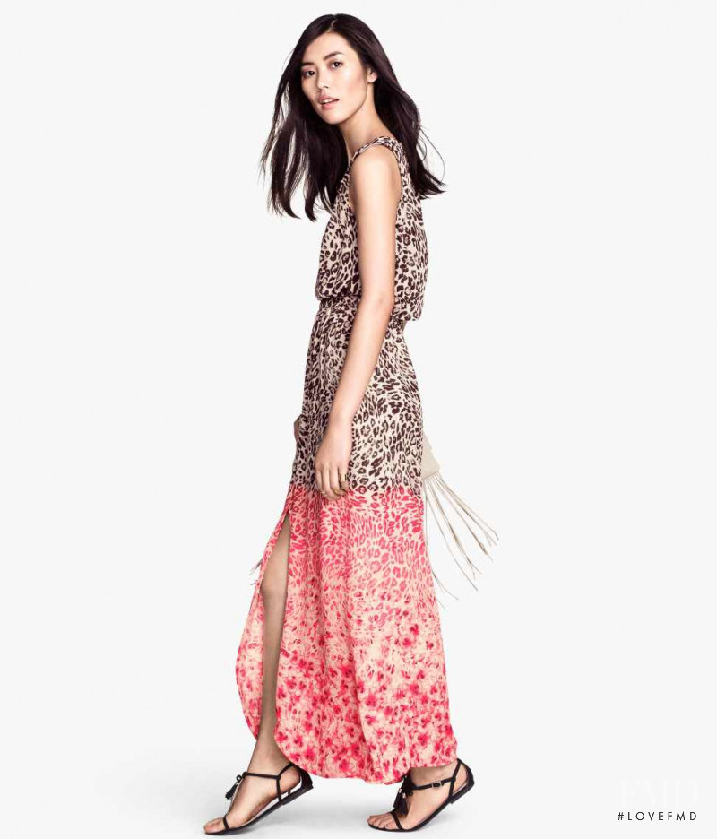 Liu Wen featured in  the H&M catalogue for Summer 2014