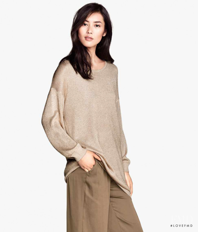 Liu Wen featured in  the H&M catalogue for Summer 2014