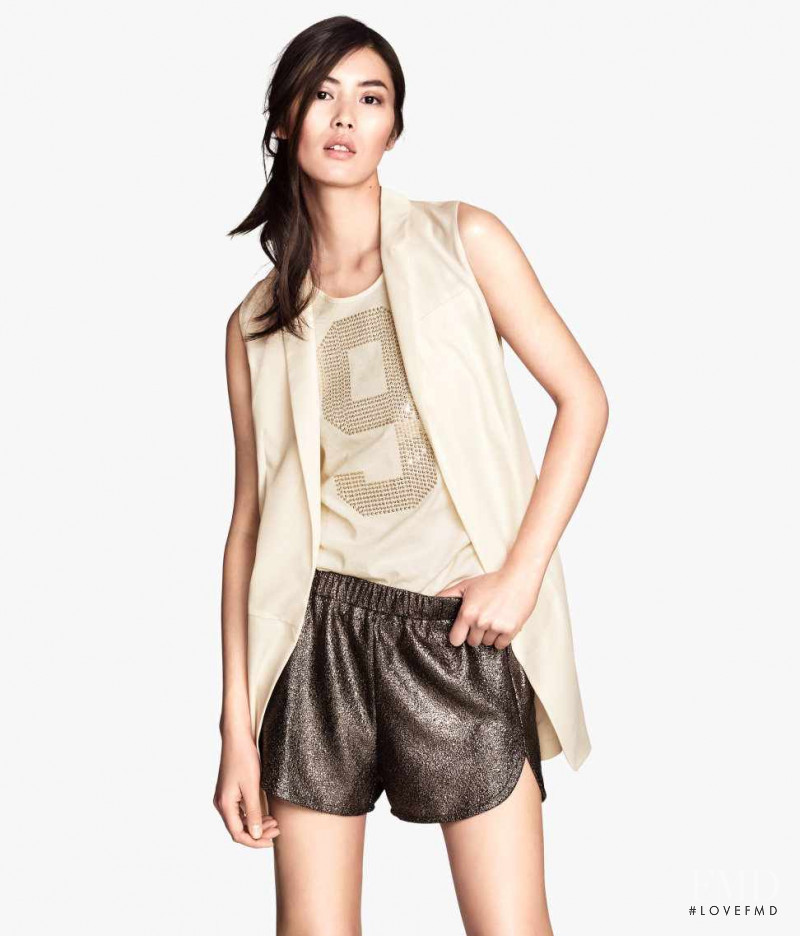 Liu Wen featured in  the H&M catalogue for Summer 2014
