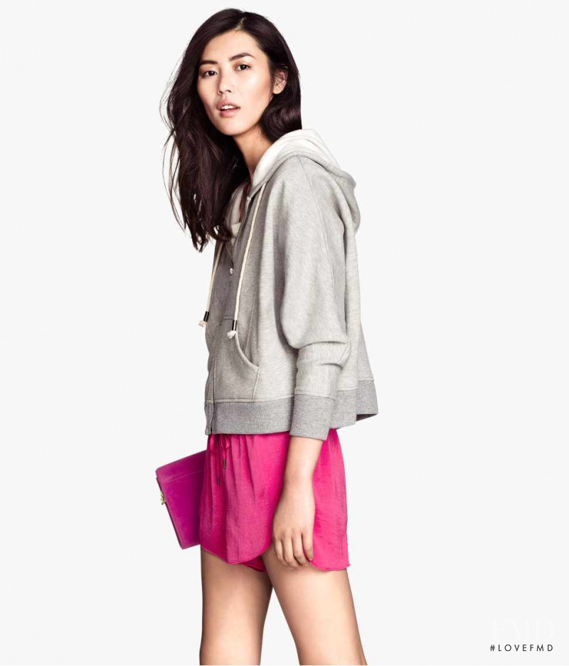 Liu Wen featured in  the H&M catalogue for Summer 2014