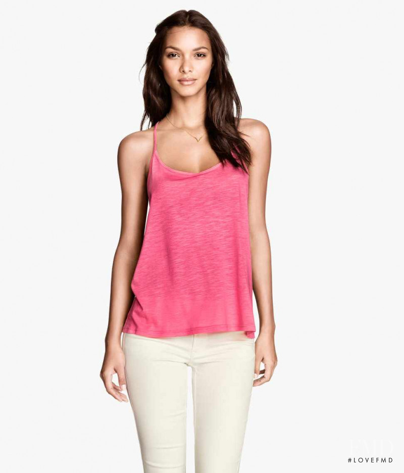 Lais Ribeiro featured in  the H&M catalogue for Summer 2014