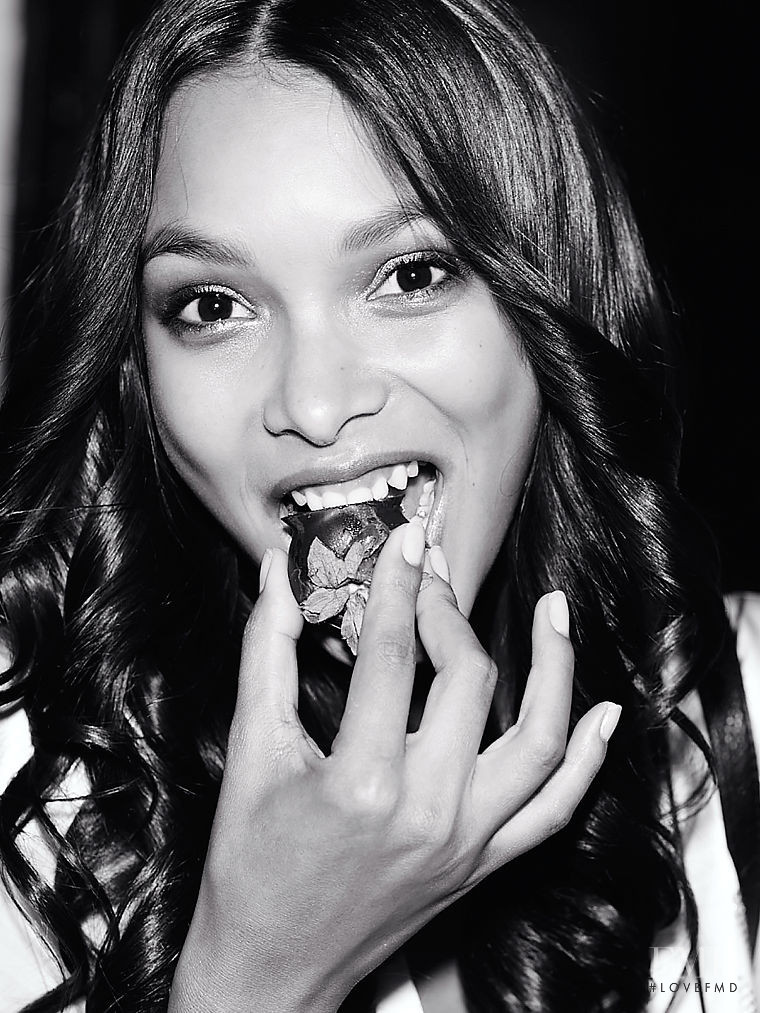 Lais Ribeiro featured in  the Victoria\'s Secret catalogue for Autumn/Winter 2014