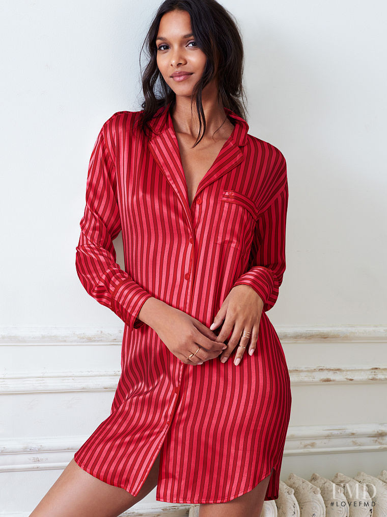 Lais Ribeiro featured in  the Victoria\'s Secret catalogue for Autumn/Winter 2014