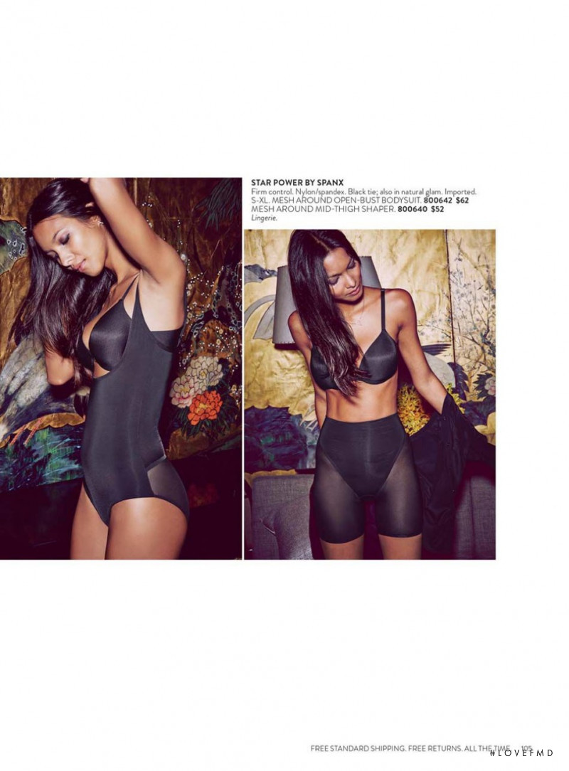 Lais Ribeiro featured in  the Nordstrom catalogue for Fall 2014