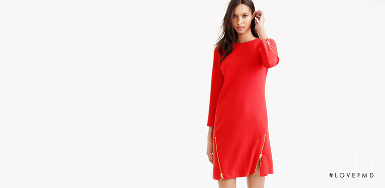 Lais Ribeiro featured in  the J.Crew lookbook for Winter 2014