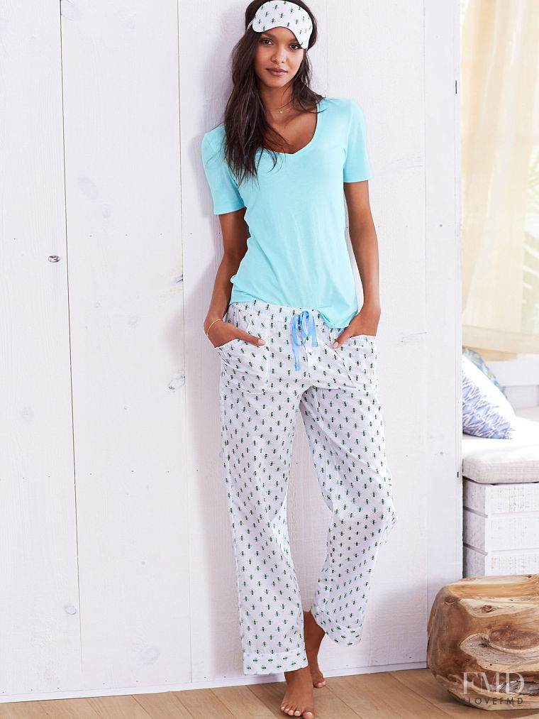 Lais Ribeiro featured in  the Victoria\'s Secret catalogue for Spring/Summer 2015