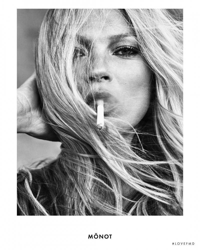Kate Moss featured in  the Monot Autumn Winter 2020-21 advertisement for Autumn/Winter 2020