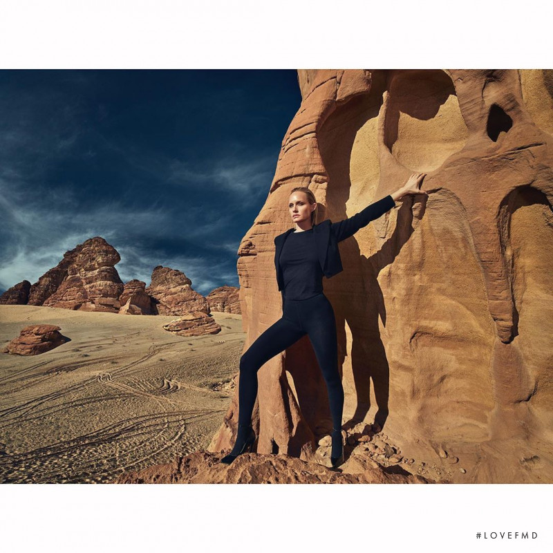 Amber Valletta featured in  the Monot Autumn Winter 2020-21 advertisement for Autumn/Winter 2020