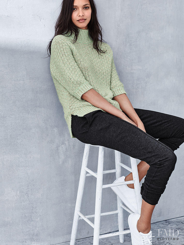 Lais Ribeiro featured in  the Victoria\'s Secret Clothing catalogue for Pre-Fall 2015