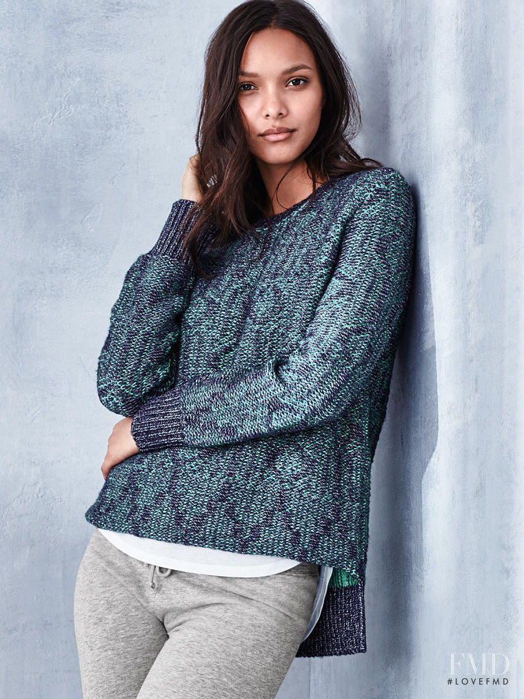 Lais Ribeiro featured in  the Victoria\'s Secret Clothing catalogue for Pre-Fall 2015