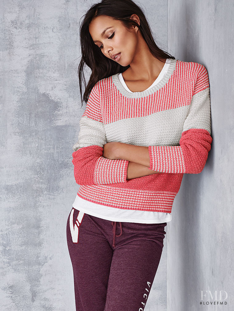 Lais Ribeiro featured in  the Victoria\'s Secret Clothing catalogue for Pre-Fall 2015