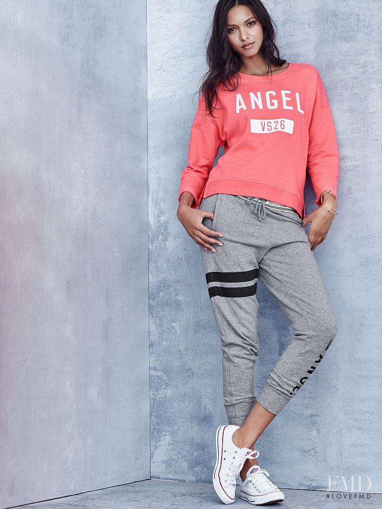 Lais Ribeiro featured in  the Victoria\'s Secret Clothing catalogue for Pre-Fall 2015