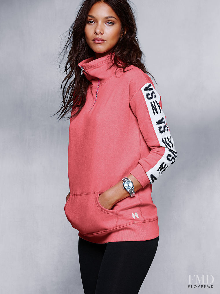 Lais Ribeiro featured in  the Victoria\'s Secret Clothing catalogue for Pre-Fall 2015