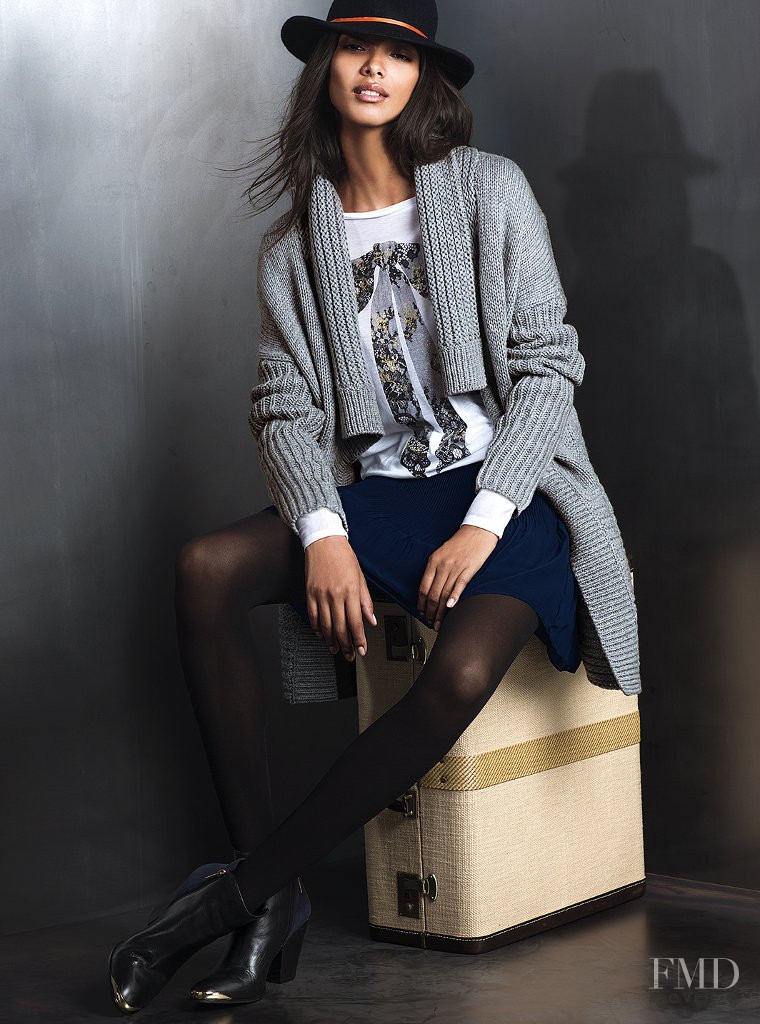 Lais Ribeiro featured in  the Victoria\'s Secret Clothing catalogue for Autumn/Winter 2013