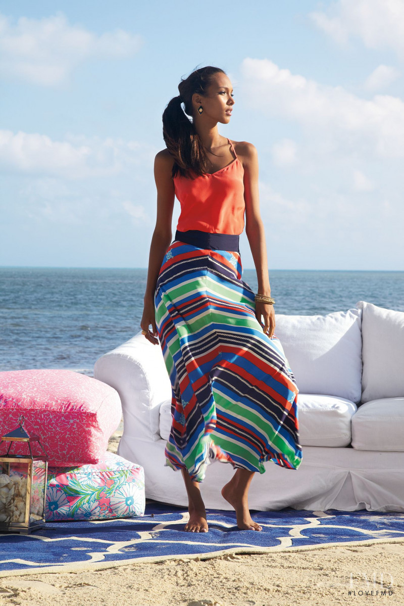 Lais Ribeiro featured in  the Lilly Pulitzer lookbook for Summer 2013