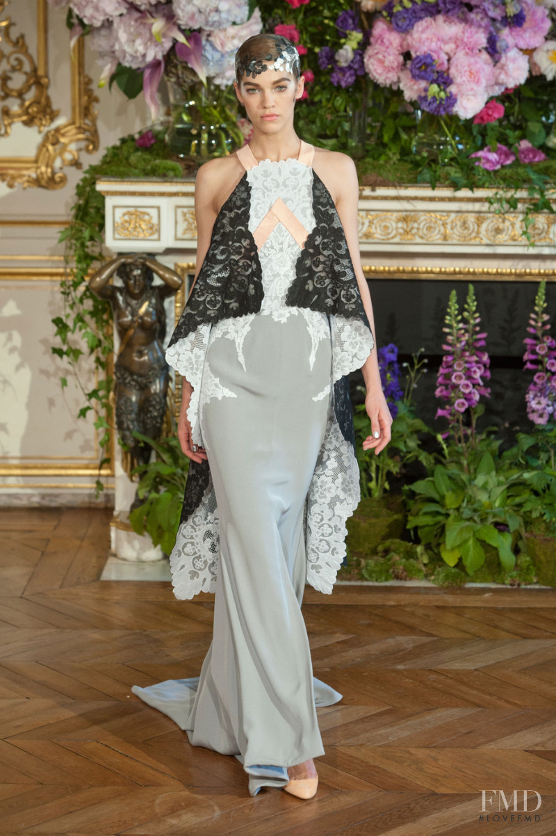 Samantha Gradoville featured in  the Alexis Mabille fashion show for Autumn/Winter 2013