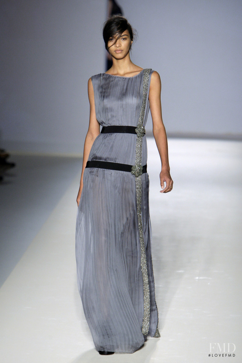 Lais Ribeiro featured in  the Alberta Ferretti fashion show for Autumn/Winter 2010