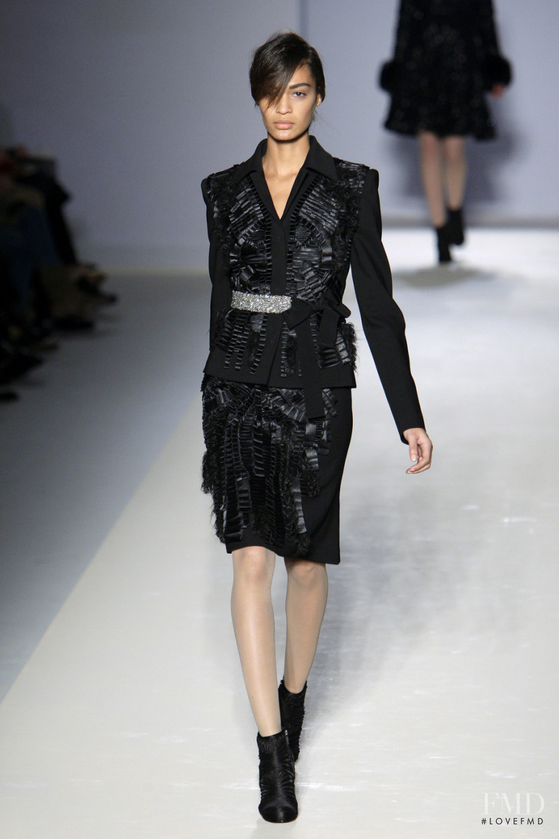 Joan Smalls featured in  the Alberta Ferretti fashion show for Autumn/Winter 2010