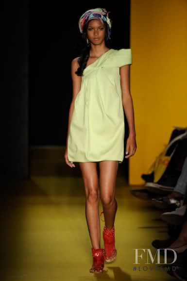 Lais Ribeiro featured in  the Juliana Jabour fashion show for Spring/Summer 2011