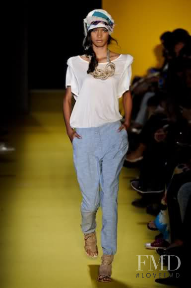 Lais Ribeiro featured in  the Juliana Jabour fashion show for Spring/Summer 2011