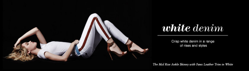 Cora Keegan featured in  the 7 For All Mankind advertisement for Spring/Summer 2014