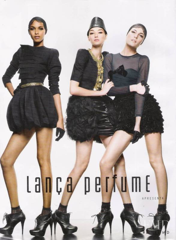 Lais Ribeiro featured in  the Lanca Perfume advertisement for Autumn/Winter 2011