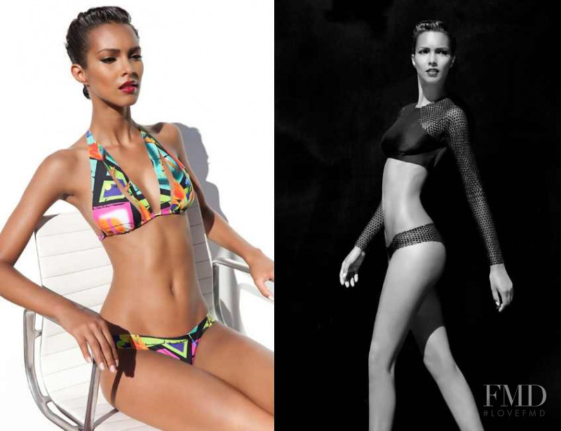 Lais Ribeiro featured in  the Lenny advertisement for Spring/Summer 2022