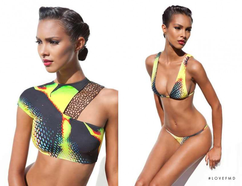 Lais Ribeiro featured in  the Lenny advertisement for Spring/Summer 2022