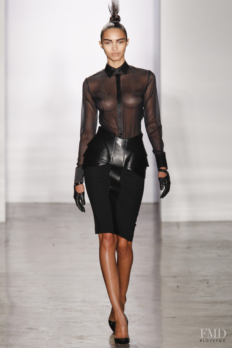 Lais Ribeiro featured in  the Kevork Kiledjian fashion show for Autumn/Winter 2012