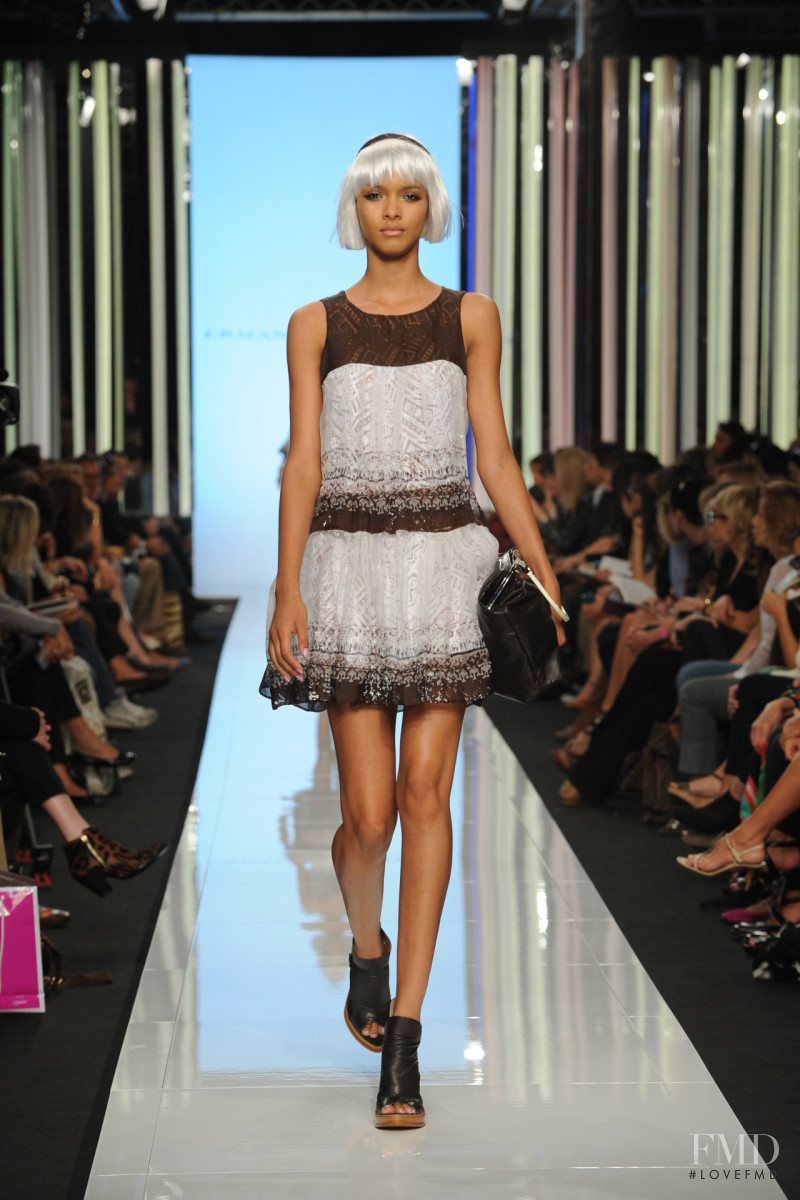 Lais Ribeiro featured in  the Ermanno Scervino fashion show for Spring/Summer 2011