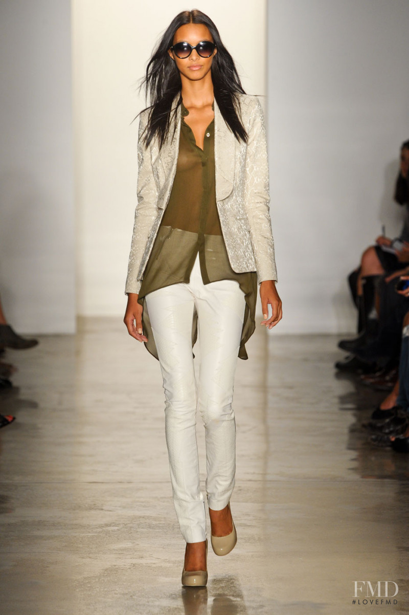 Lais Ribeiro featured in  the Kevork Kiledjian fashion show for Spring/Summer 2012