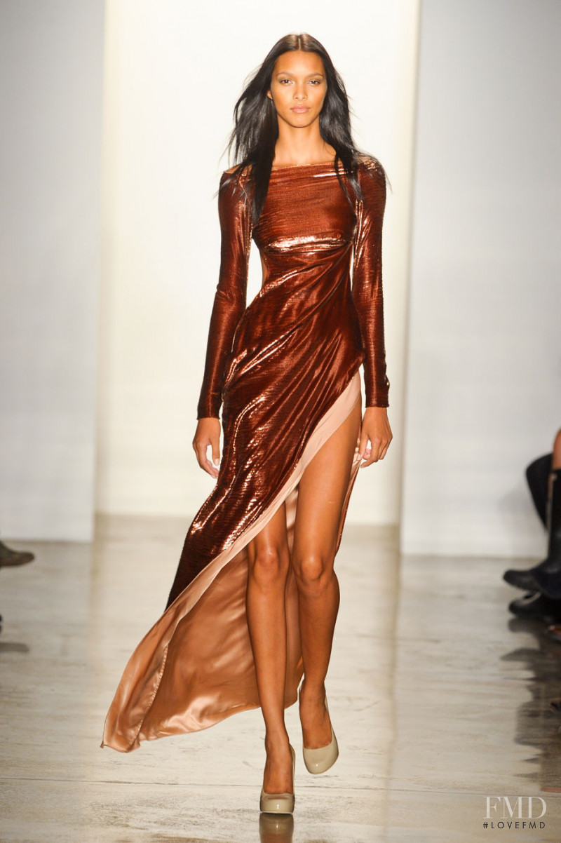 Lais Ribeiro featured in  the Kevork Kiledjian fashion show for Spring/Summer 2012