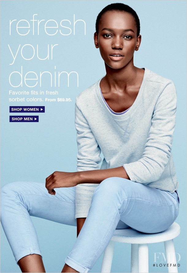 Herieth Paul featured in  the Gap advertisement for Spring 2014