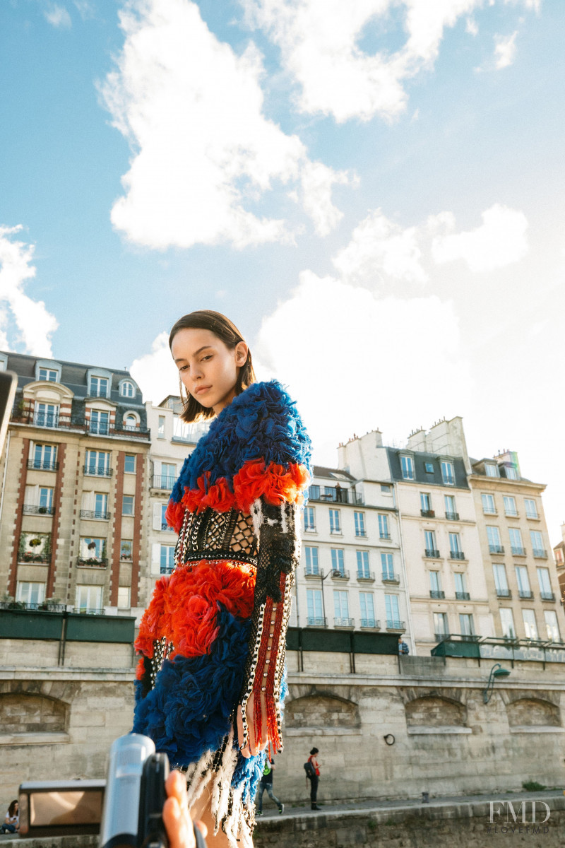 Natalia Bulycheva featured in  the Balmain Hair Couture lookbook for Autumn/Winter 2020
